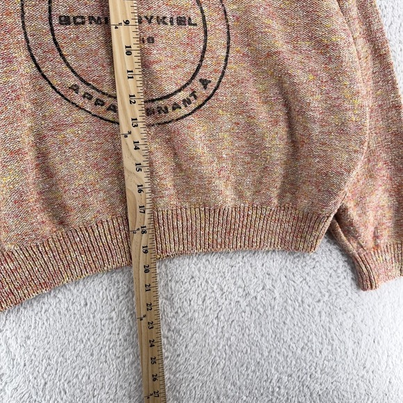 Sonia Rykiel Cropped Sweater Womens XL Knit Crewneck Paris Made Italy Pullover - Picture 5 of 8
